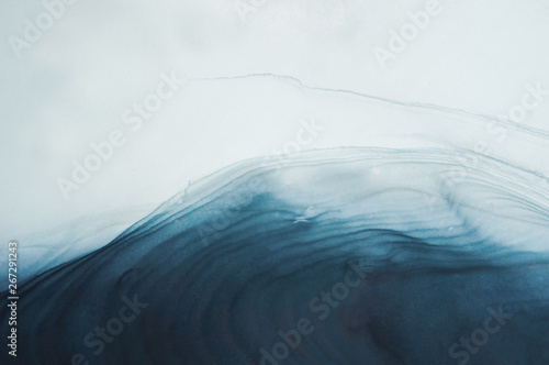 Alcohol ink. Style incorporates the swirls of marble or the ripples of agate.  Abstract painting, can be used as a trendy background for wallpapers, posters, cards, invitations, websites.