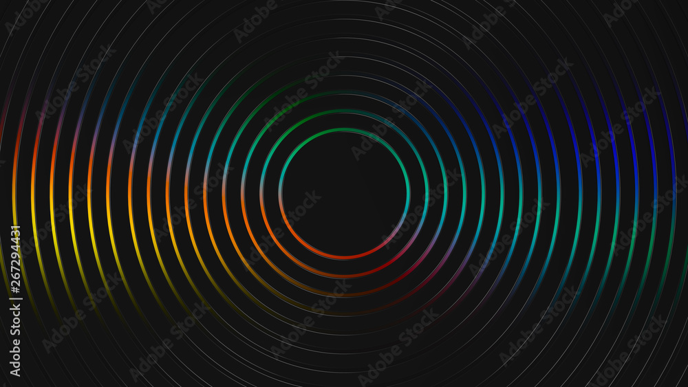grey and multicolor circles modern background illustration, 3d render grey and multicolor circles modern background illustration, 3d render