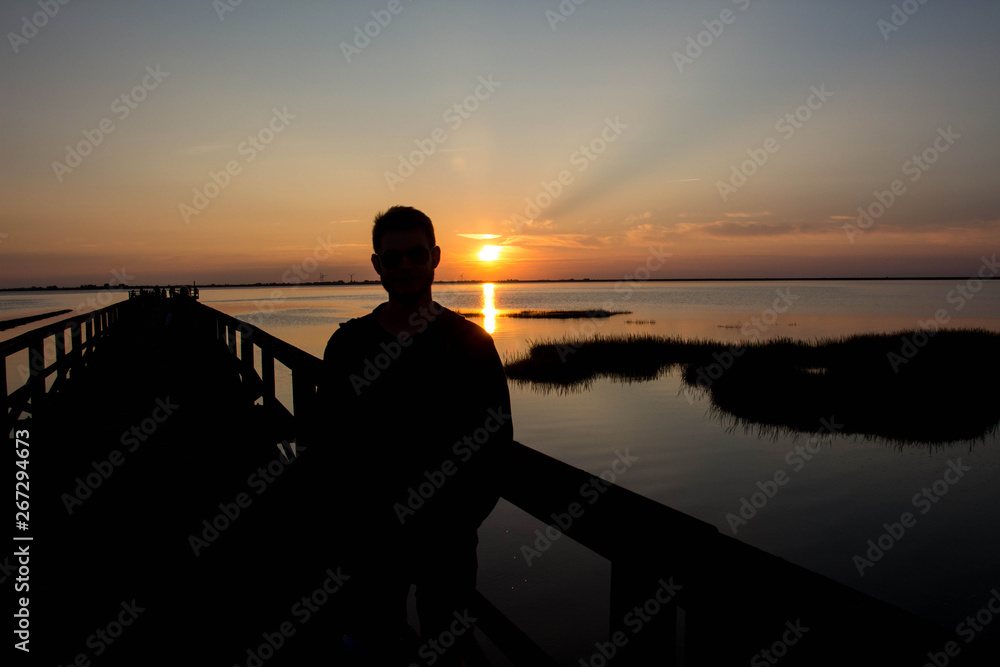 Sonnenuntergang an der Nordsee