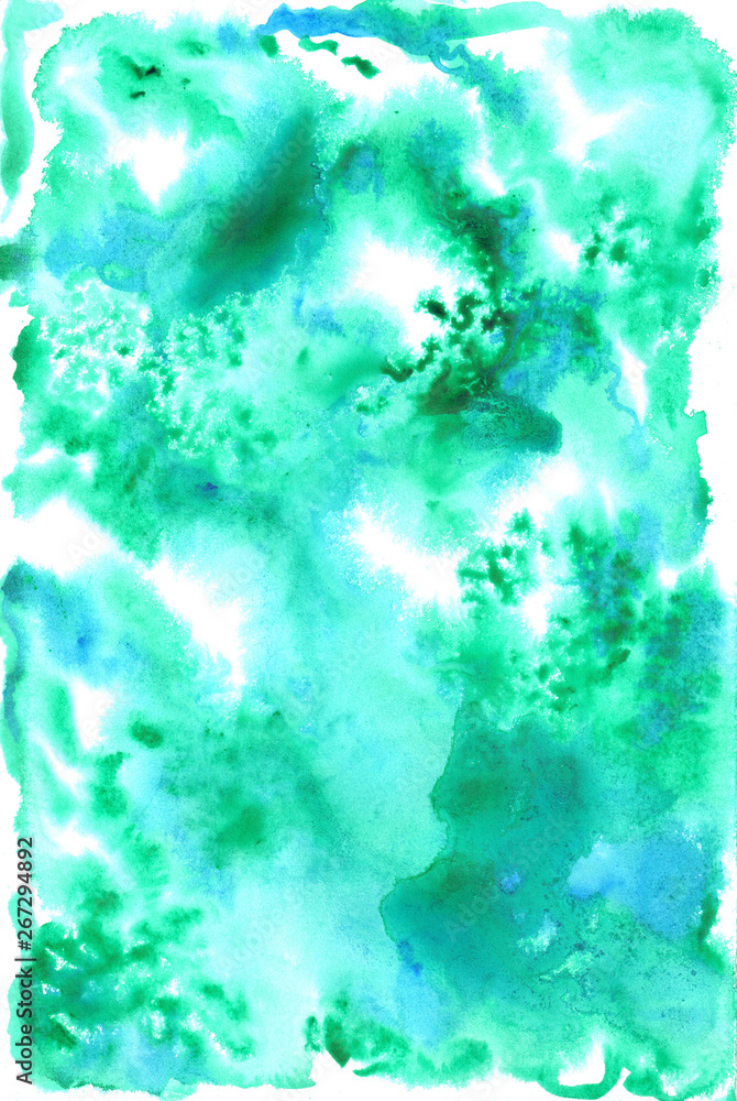 Hand painted, artistic, abstract, watercolor, aquarelle texture on paper for graphic design.	