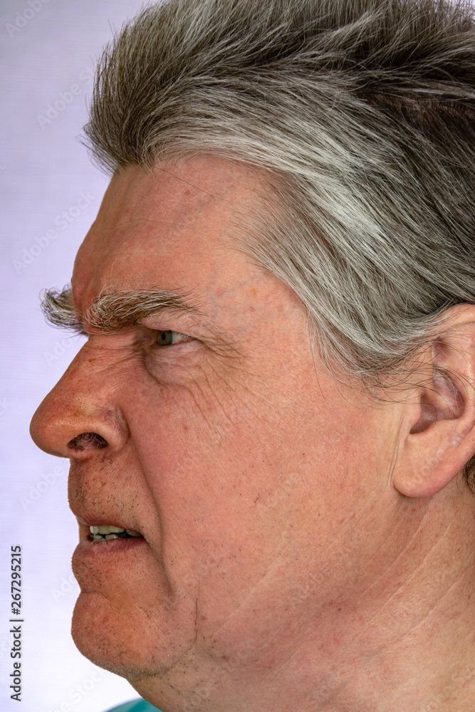 Fototapeta premium Face, facial expressions, feelings, emotions, self-portrait