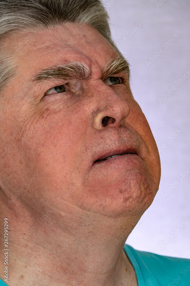 Obraz premium Twarz, mimika, uczucia, emocje, autoportret