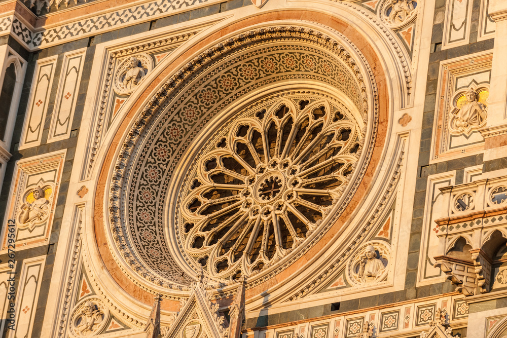 Close-up of Florence Cathedral, Italy