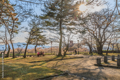 春の盛岡城の風景 © nameyasu