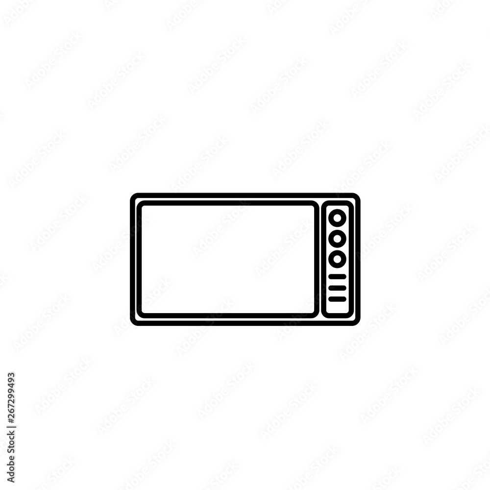 Microwave icon from appliances set. Vector isolated illustration. Microwave icon from appliances set. Vector isolated illustration.