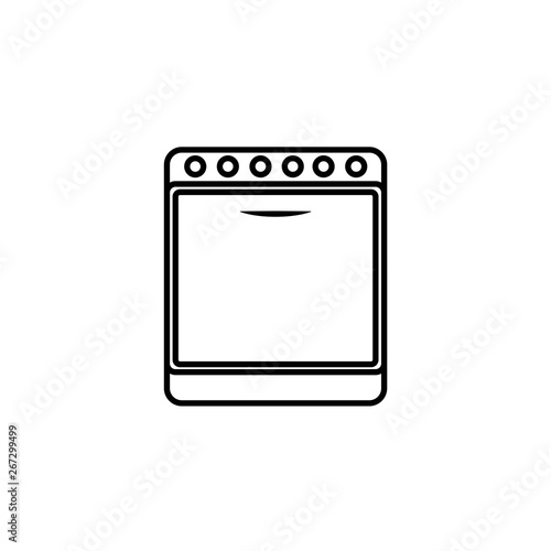 Kitchen stove icon