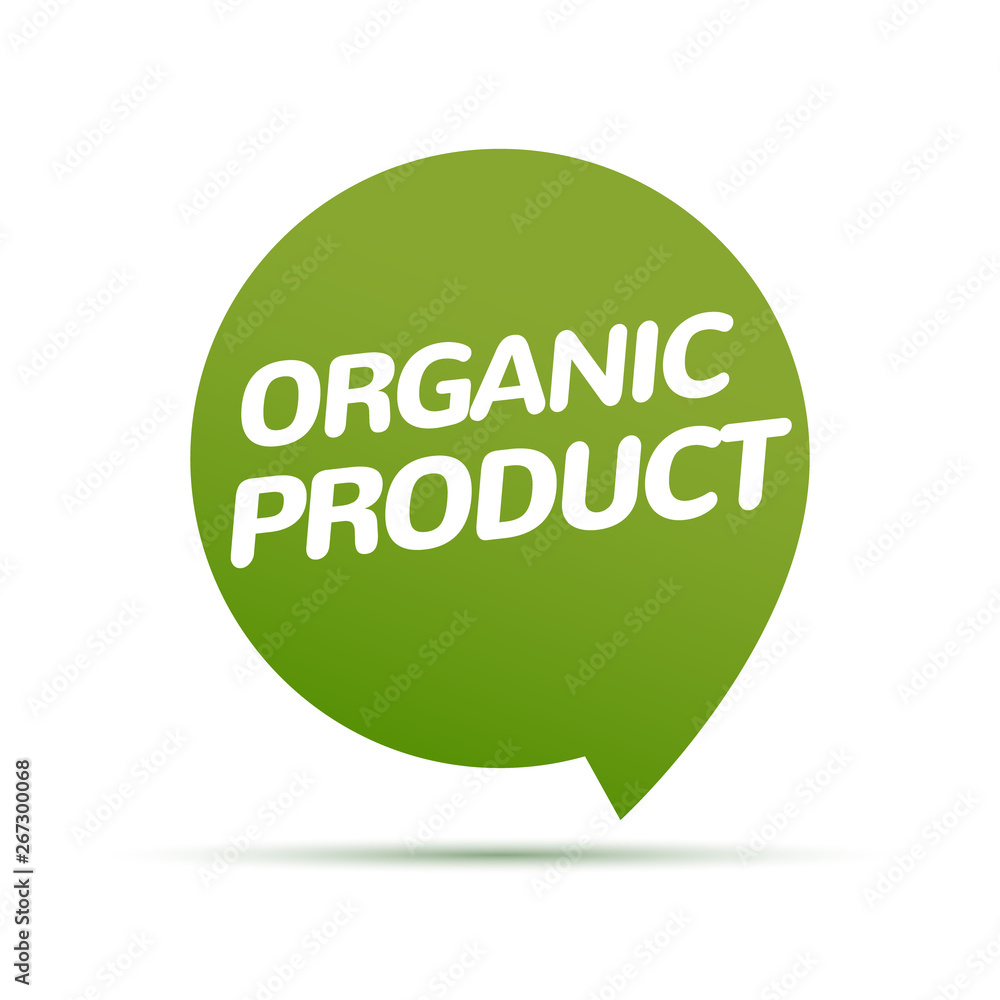 Organic product icon background. Eco nature health organic fresh green logo tag banner Organic product icon background. Eco nature health organic fresh green logo tag banner