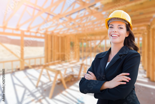 Smiling Female Contractor I...