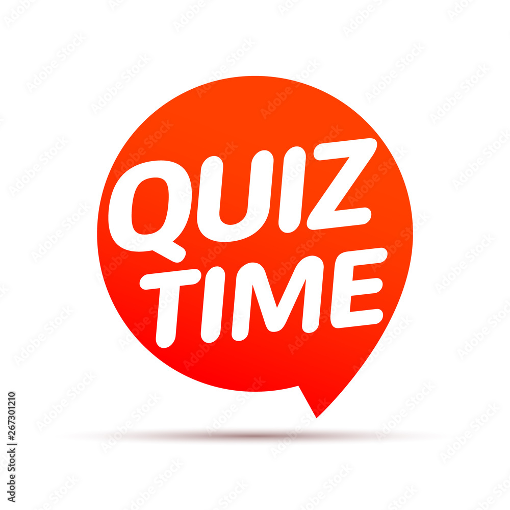 Quiz time icon concept. Vector sign ask game competition Quiz time icon concept. Vector sign ask game competition