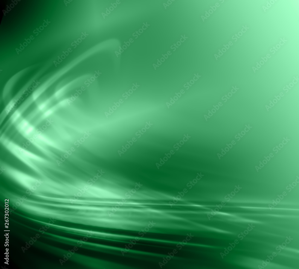 Green abstract background. lines, waves, strokes, stylish background Green abstract background. lines, waves, strokes, stylish background