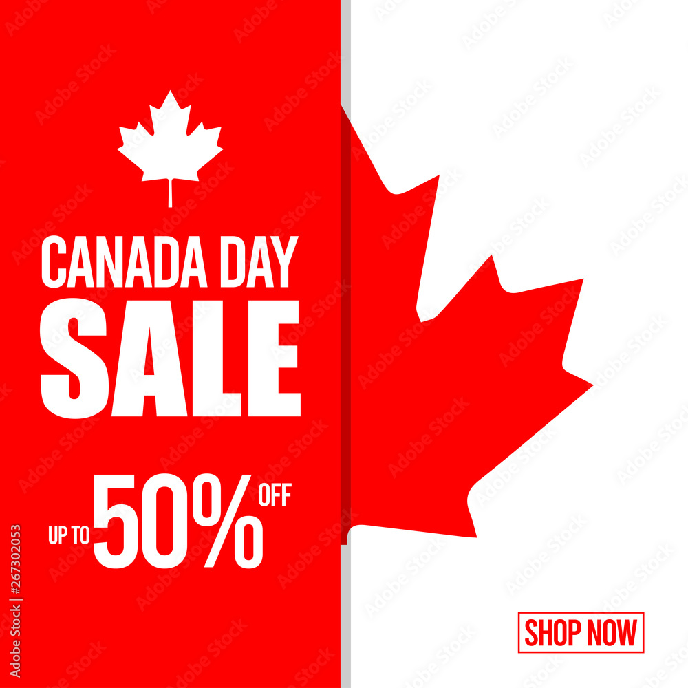 Happy Canada day Vector Template. design for banner, greeting cards or print. Happy Canada day Vector Template. design for banner, greeting cards or print.