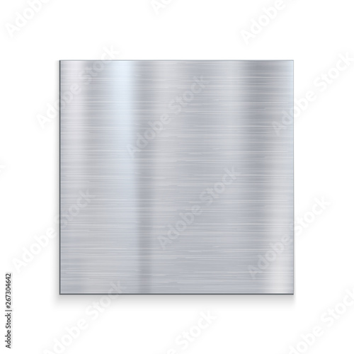Metal texture aluminium steel background. Silver vector pattern stainless iron grey texture