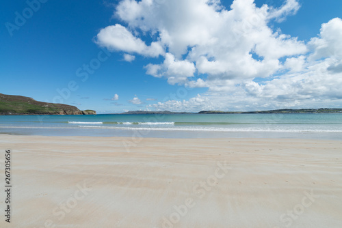 Killahoey Beach at Dunfanaghy Bay at low tide, Donegal, Ireland photo