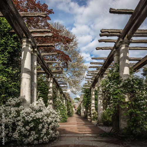 The Hill Garden and Pergola in Hampstead, London.