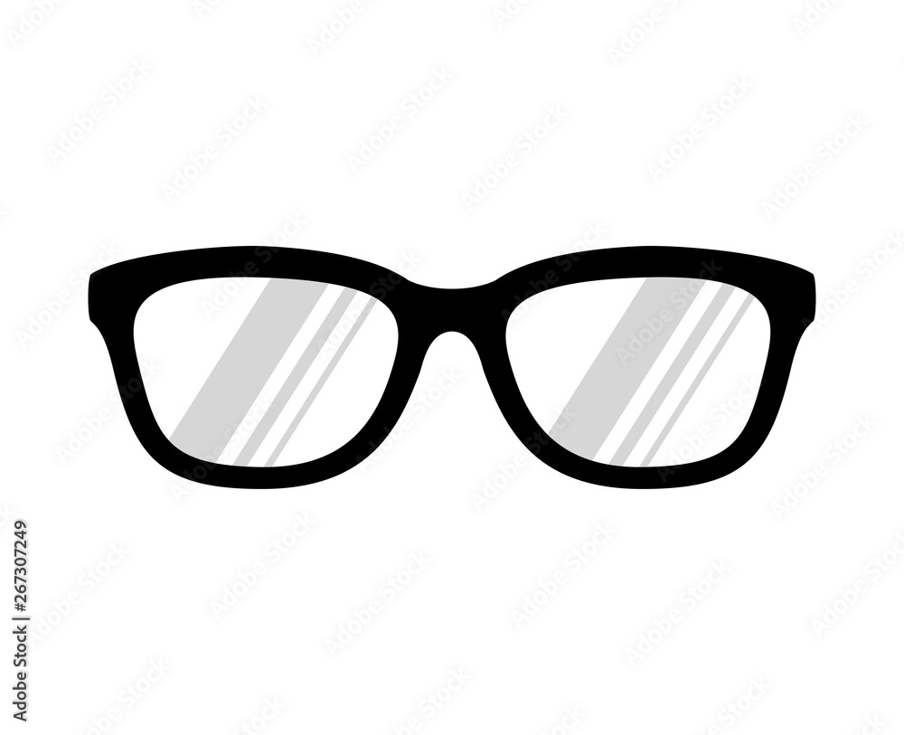 Fototapeta premium Fashion sunglasses illustration isolated on white background