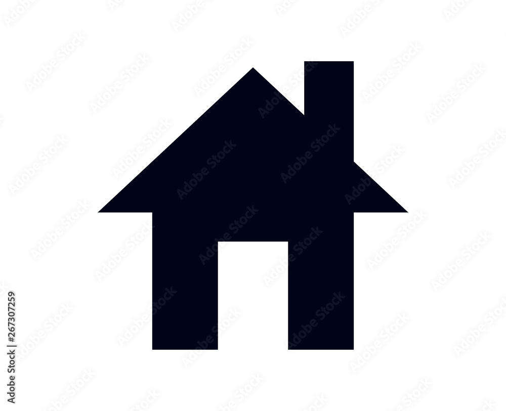 Home icon illustration isolated on white background Home icon illustration isolated on white background
