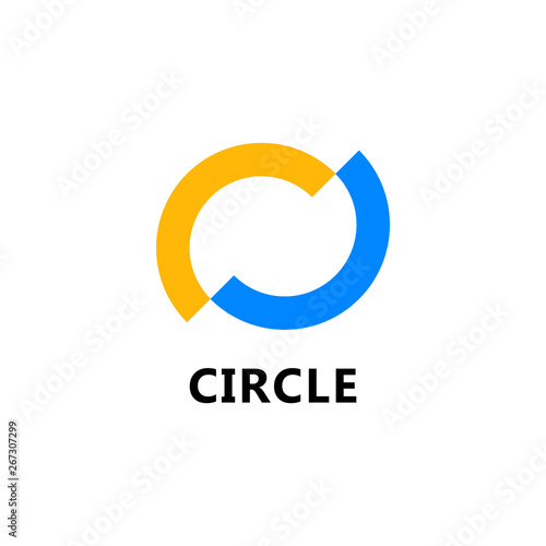 Circle logo concept design. Vector Template for your company.