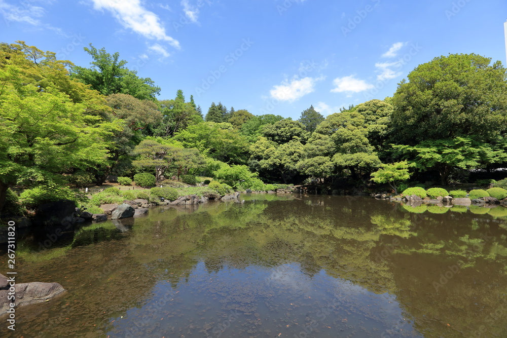 旧古河庭の日本庭園