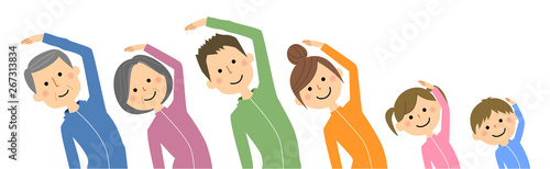 ストレッチ　ファミリー