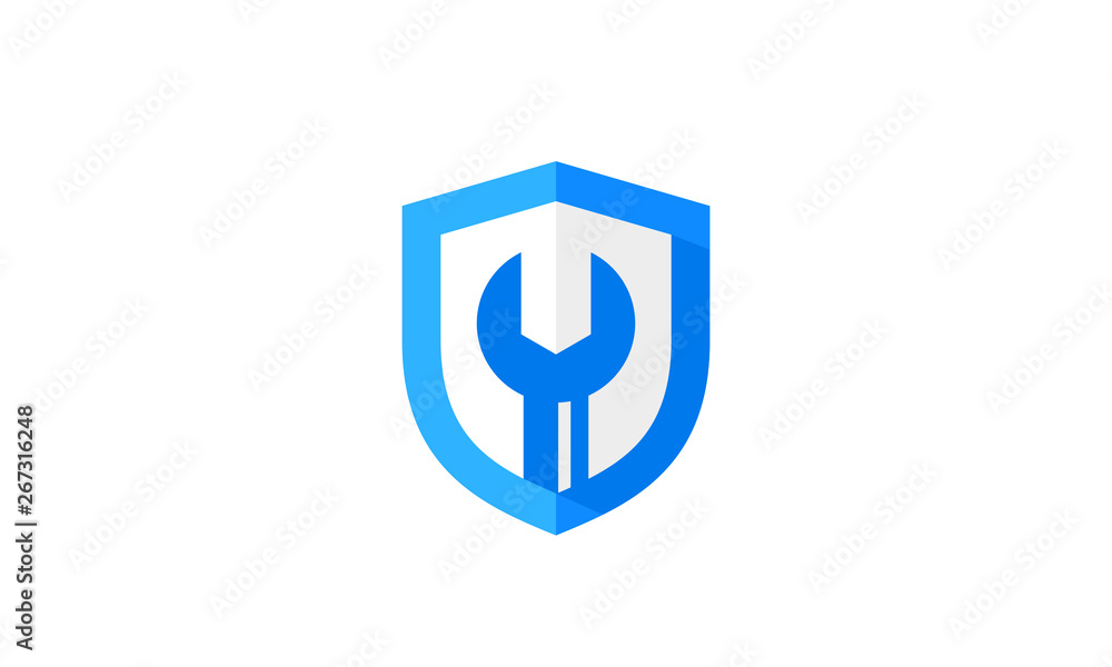 blue shield tools icon blue shield tools icon