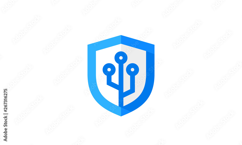 blue shield usb icon blue shield usb icon