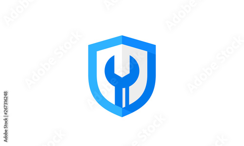 blue shield tools icon