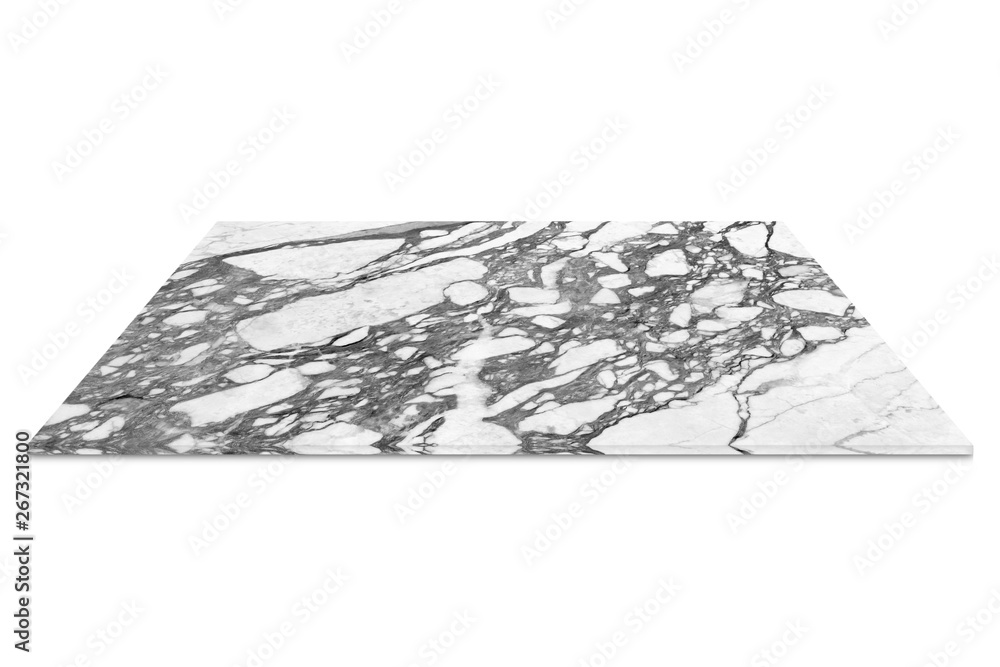 white marble counter isolated on white background white marble counter isolated on white background