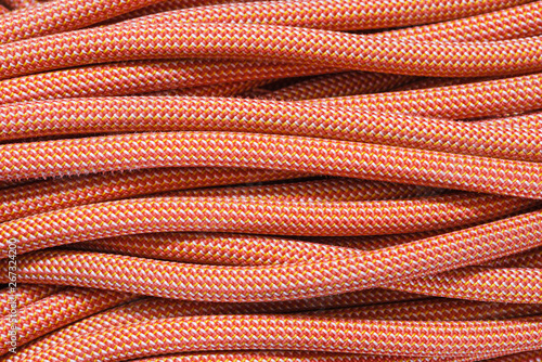 Orange Climbing Rope Background