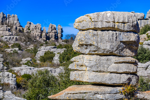 El Torcal de Antequera is a nature reserve located to the south of the city of Antequera, in the province of Andalusia. Spain