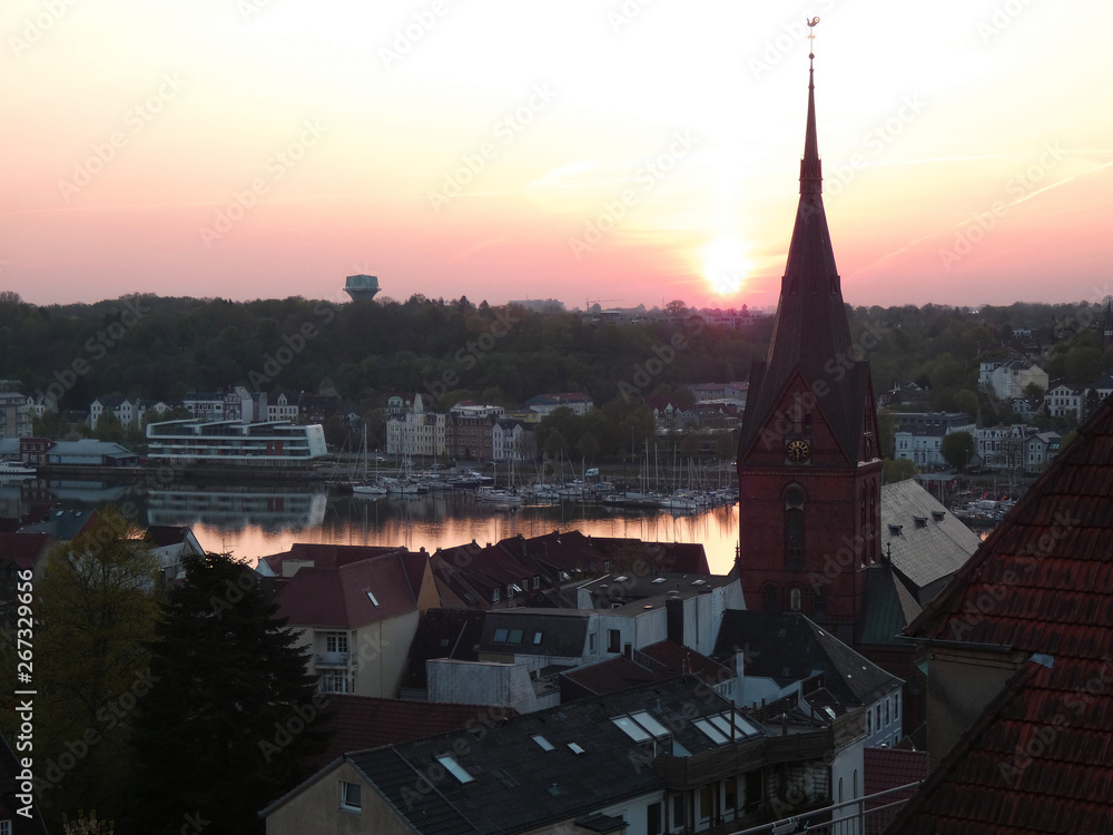 Sonnenaufgang Flensburg