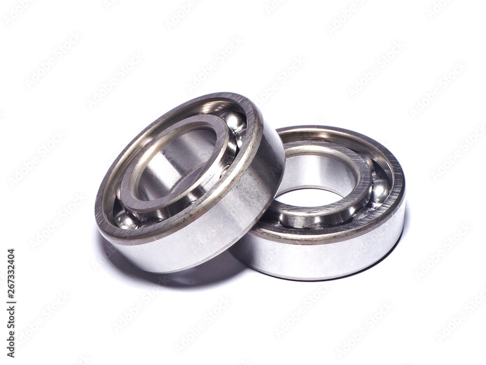 The inner hexagonal screw nut is solid black, placed on a white background. The inner hexagonal screw nut is solid black, placed on a white background.
