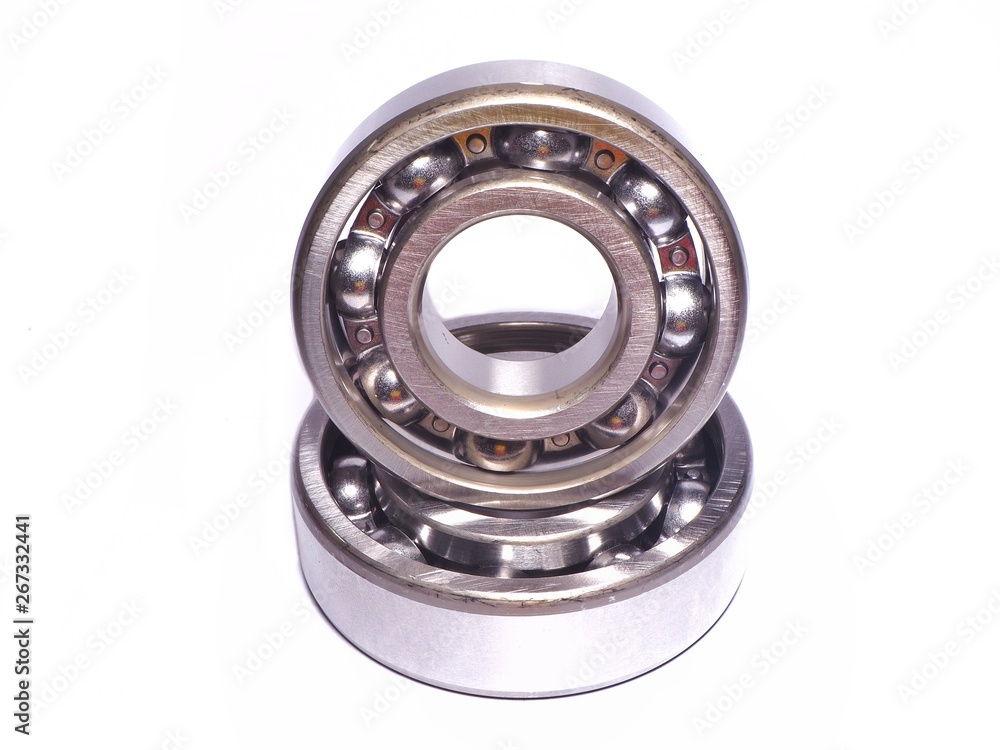The inner hexagonal screw nut is solid black, placed on a white background. The inner hexagonal screw nut is solid black, placed on a white background.