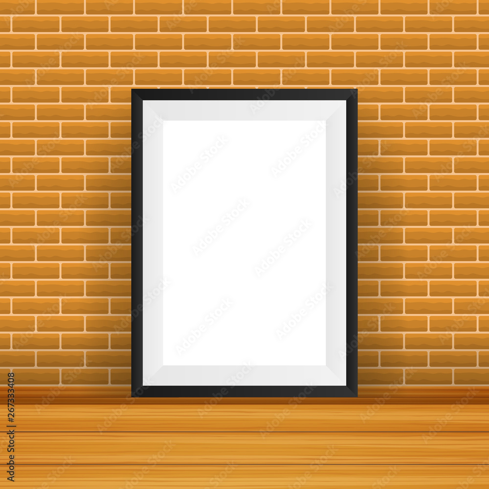 Rectangular Frame. Good For Display Your Projects. Blank For Exhibit Rectangular Frame. Good For Display Your Projects. Blank For Exhibit