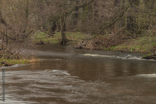 Svatava river near Sokolov town in west Bohemia