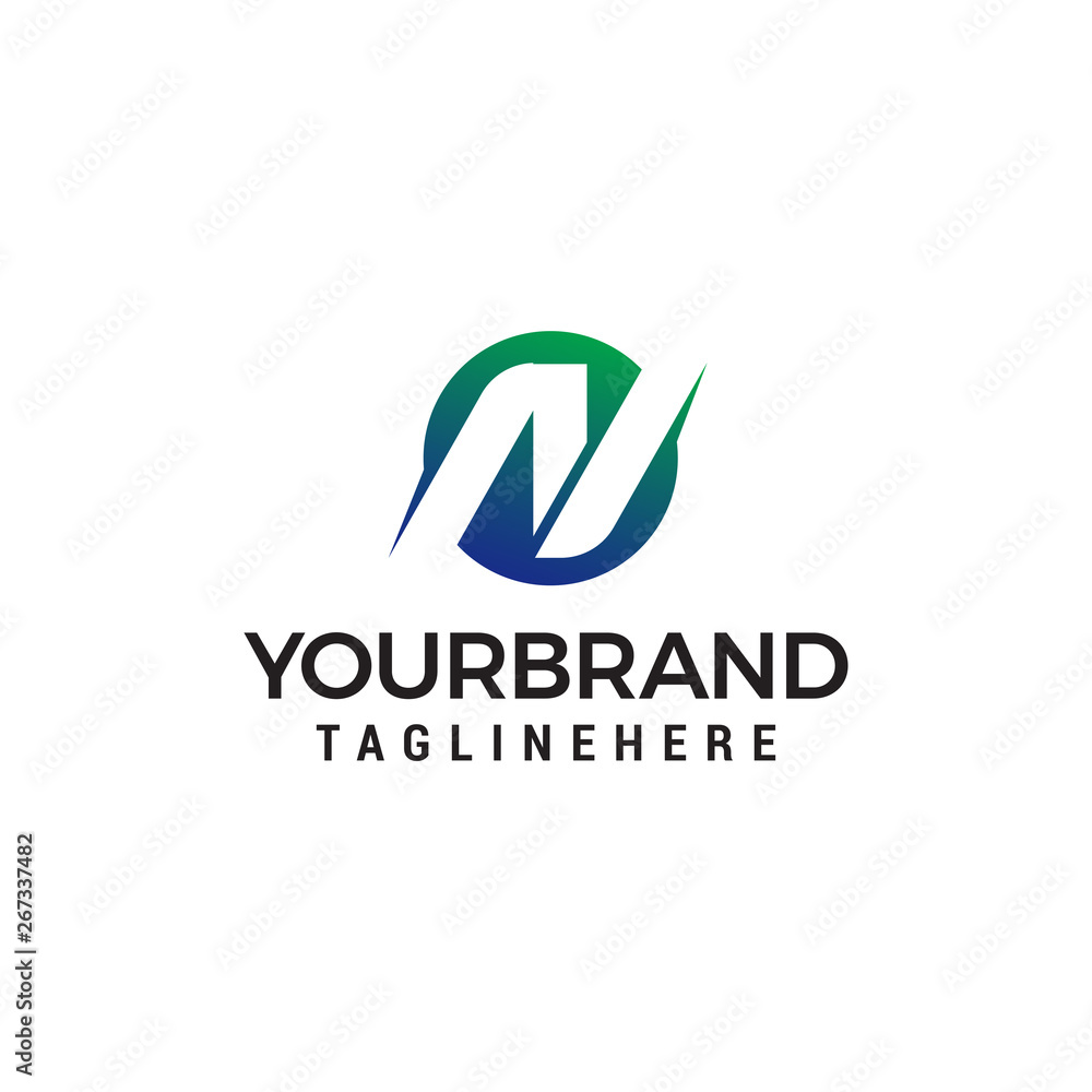 letter n logo design concept template vector letter n logo design concept template vector