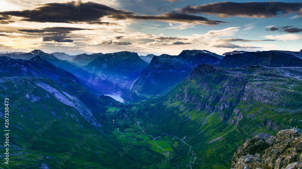 Geirangerfjord from Dalsnibba viewpoint, Norway