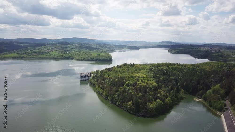 Beautiful lake, water and forest Beautiful lake, water and forest