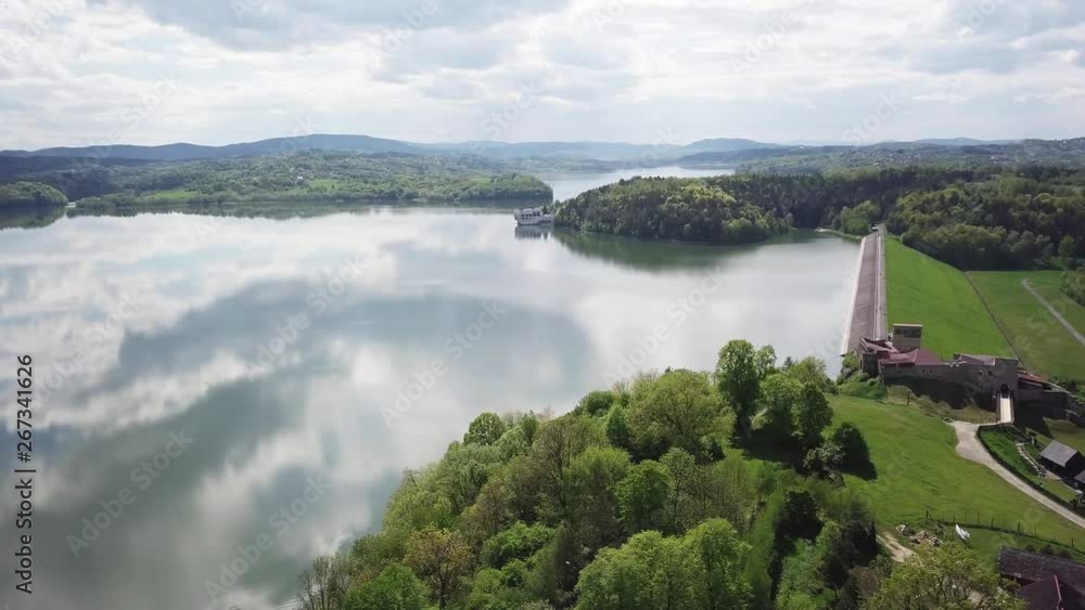 Beautiful lake, water and forest Beautiful lake, water and forest