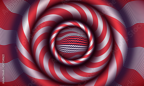 Christmas vector line decoration. Xmas winter new year design. Celebration background. Holiday texture with outline simple illustration. EPS 10