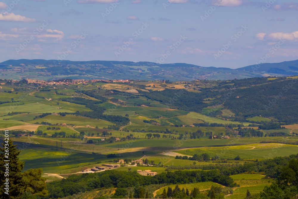 Toskana Panorama ansicht 