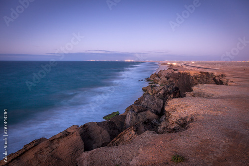 Ocean shore in Dakhla