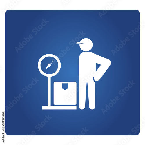 worker scaling weight a box