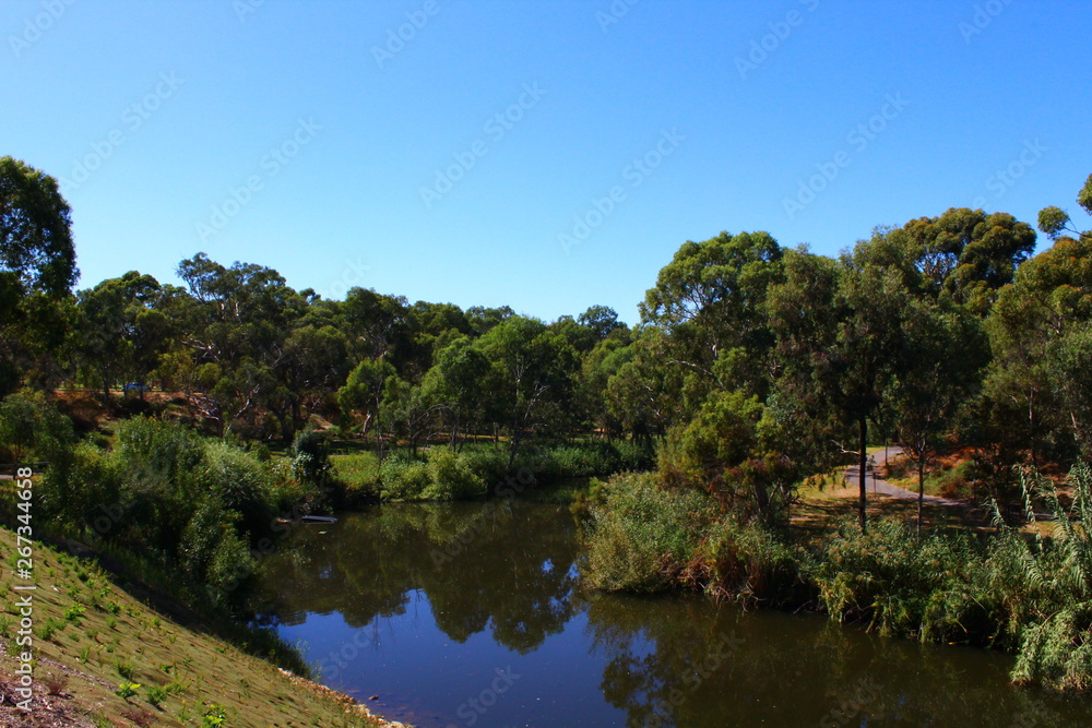 River Torrens in Adelaide, South Australia River Torrens in Adelaide, South Australia