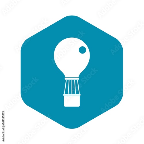 Aerostat icon. Simple illustration of aerostat vector icon for web