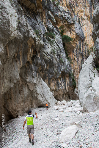 Felsenschlucht auf Sardinien gorropu Canyon