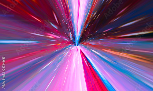 Flying Through Wormhole Tun...