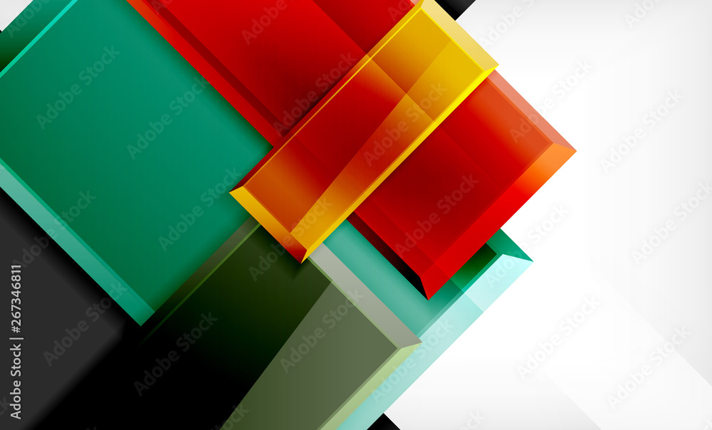 Colorful square and rectangle blocks background Colorful square and rectangle blocks background