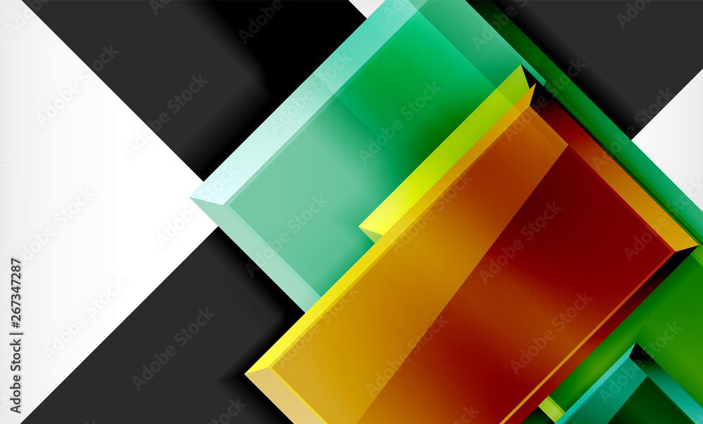 Color squares futuristic abstract background Color squares futuristic abstract background