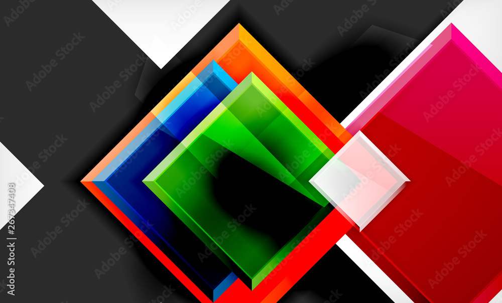 Colorful square and rectangle blocks background Colorful square and rectangle blocks background
