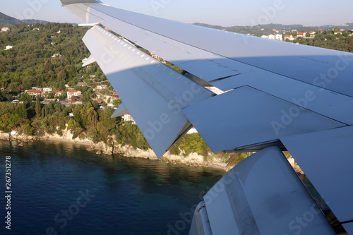 Landeanflug auf Korfu